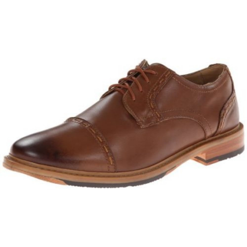 Rockport Men's Parker Hill Tan Leather Cap Toe Oxford - M - 8.5