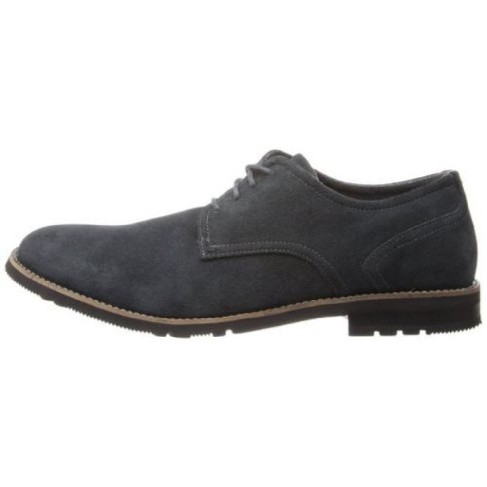 Rockport Men's Ledge Hill 2 Plaintoe Oxford Grey Suede