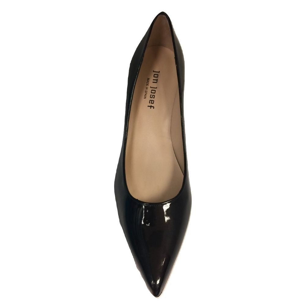 Grace Pewter Patent Jon Josef Pumps