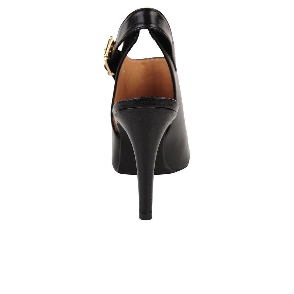 Chase black Calf Jon Josef Slingback Ankle Pump