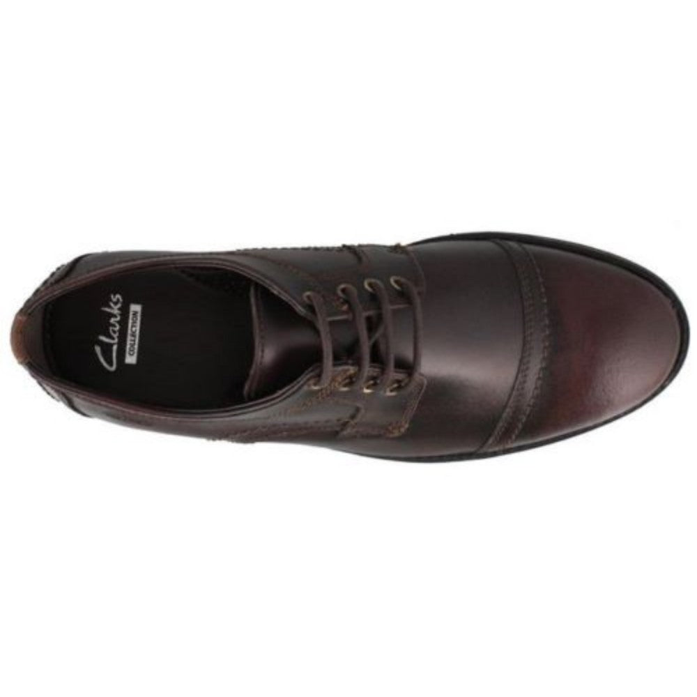 Delsin View Burgun Mens Clarks