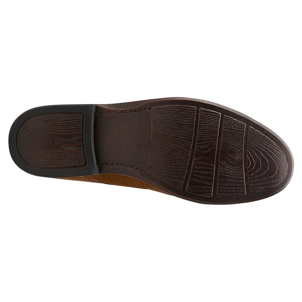 Delsin View Burgun Mens Clarks