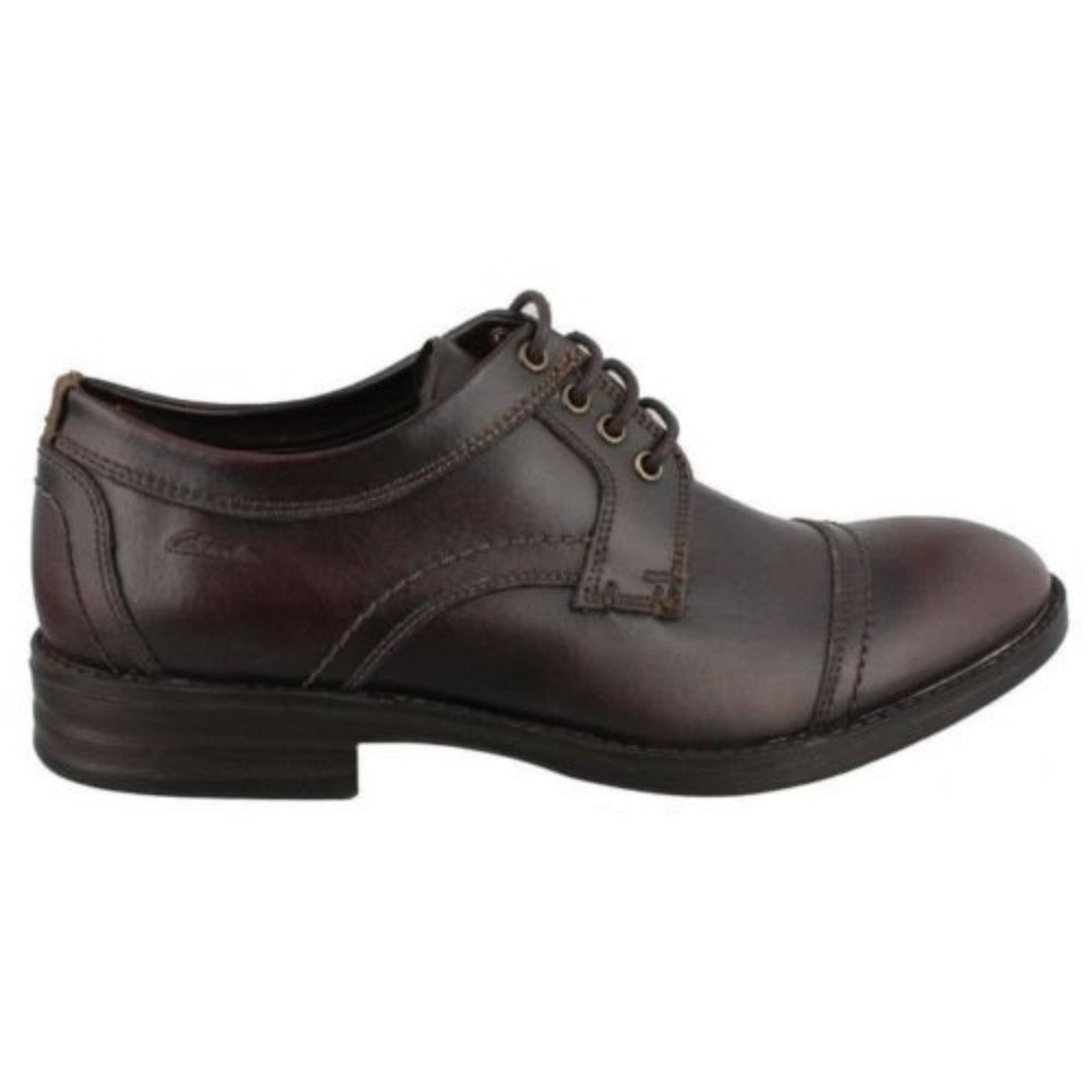 Delsin View Burgun Mens Clarks
