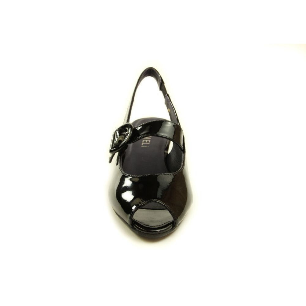 Eliza Black Patent Vaneli Sling
