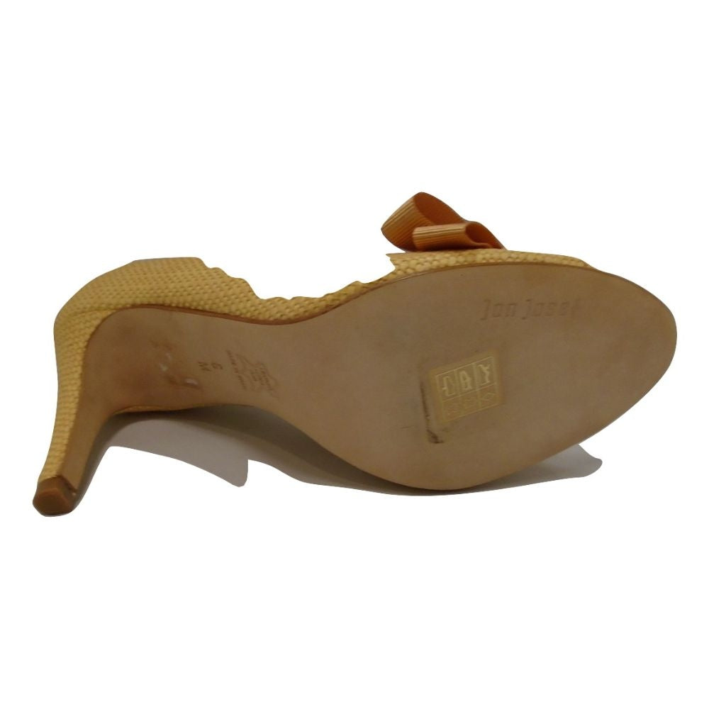 Louisa Haw Raffia Jon Josef Pumps