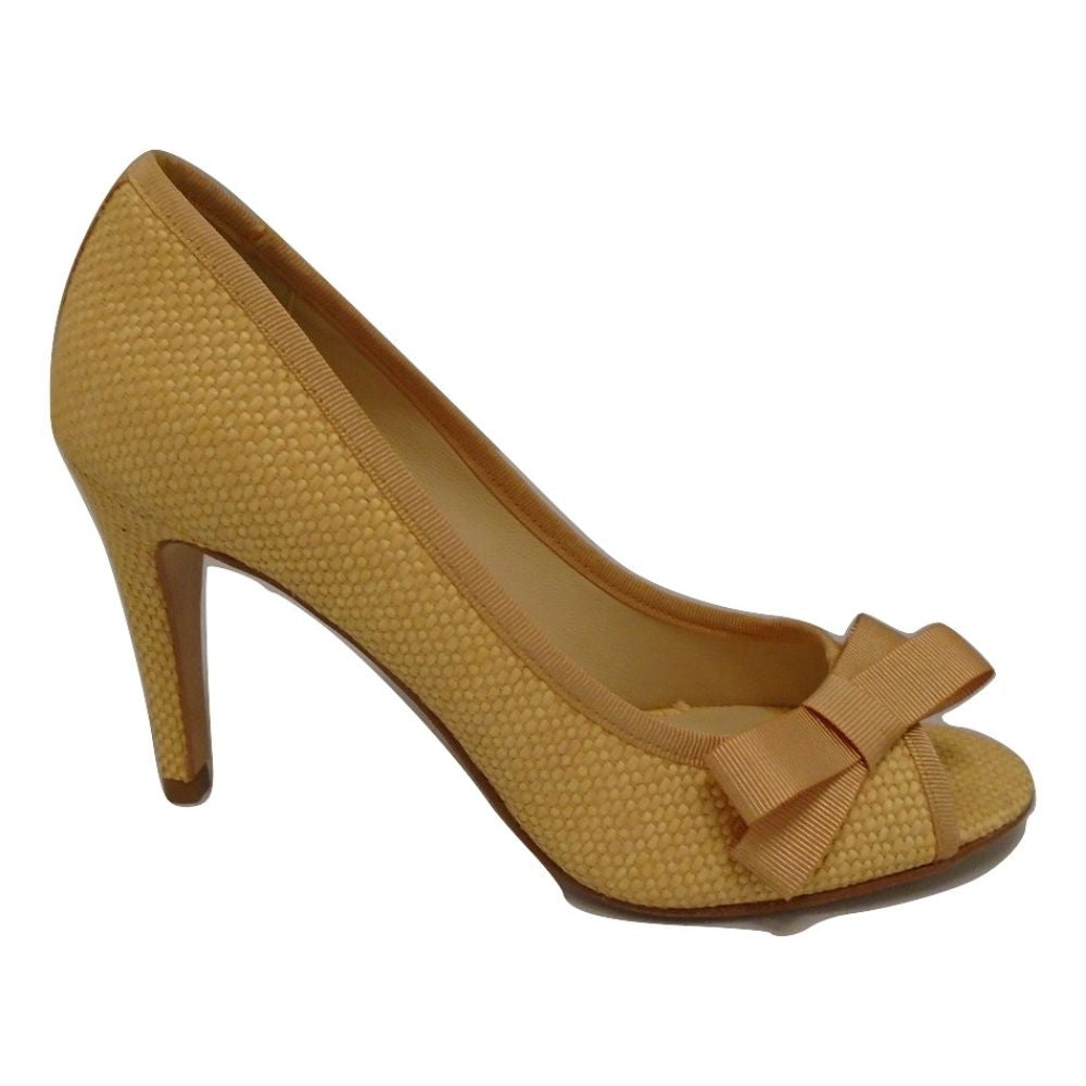 Louisa Haw Raffia Jon Josef Pumps