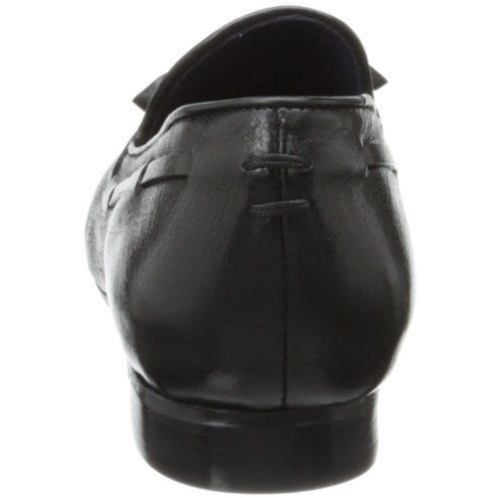 VANELi Women's Rodina Black Leather Slip-on Loafer Flat