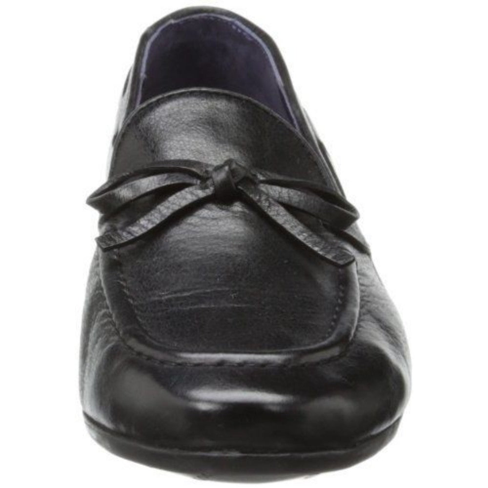 VANELi Women's Rodina Black Leather Slip-on Loafer Flat