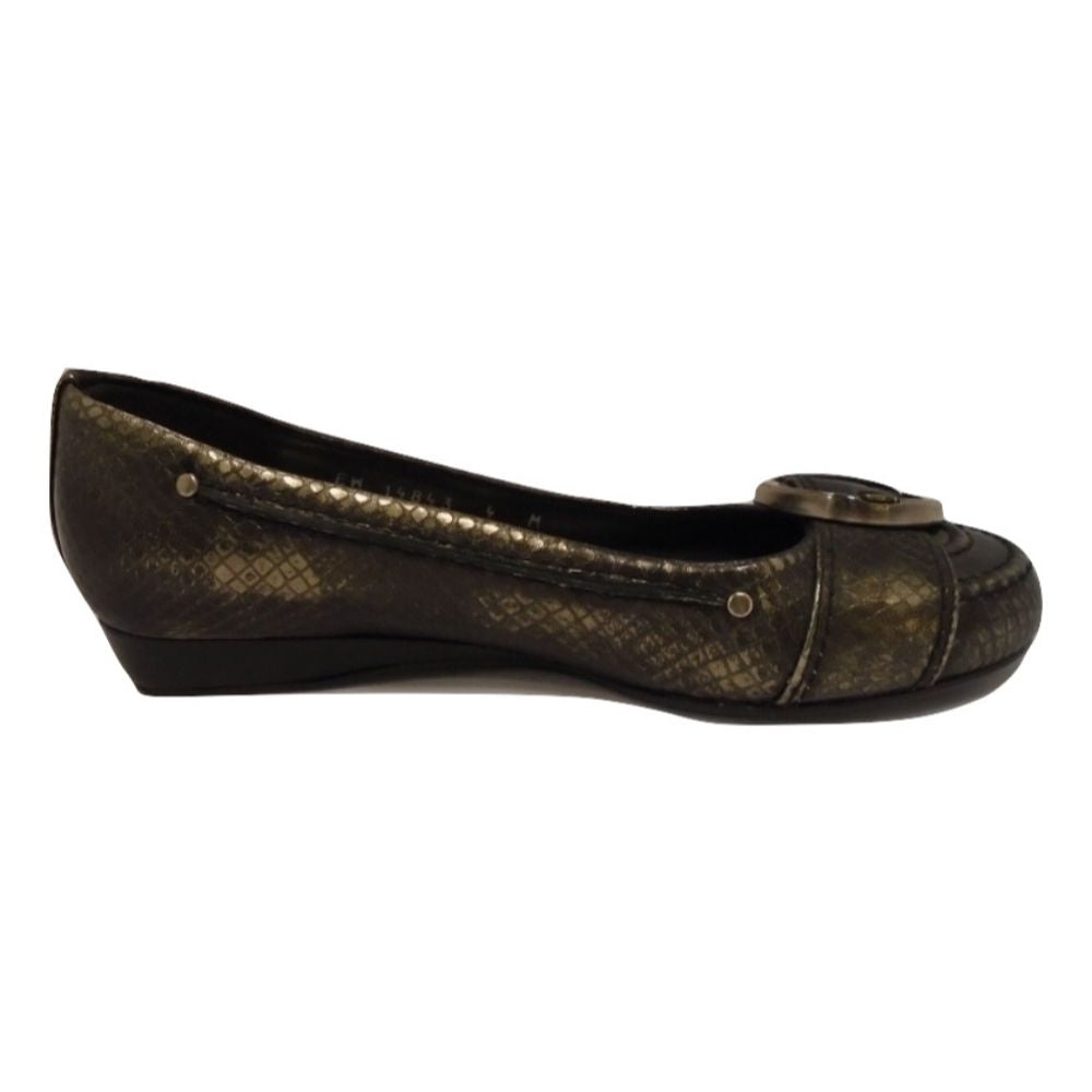 Cricky Silver Stuart Weitzman Wedge Pumps