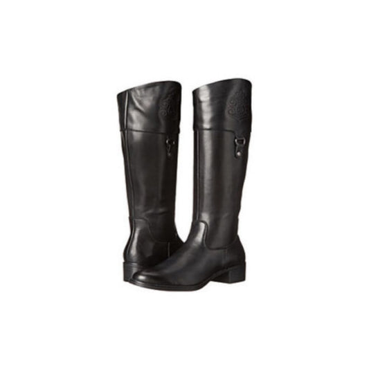 Franco Sarto Women's Clarity Black Leather Boots