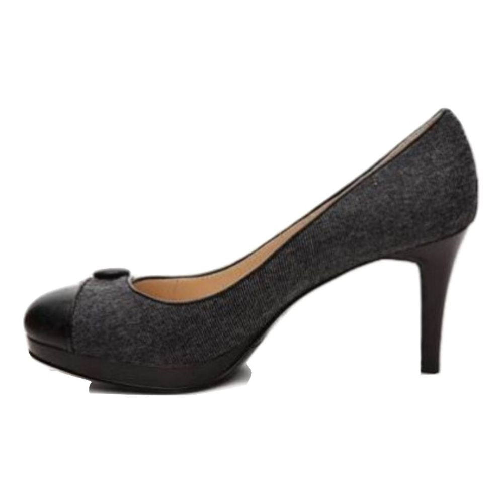 Nine West Women's Agne Grey Fabric Pump