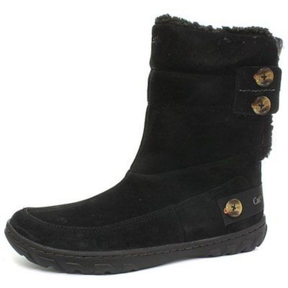 Shayna Black Suede Caterpillar - M - 8.5