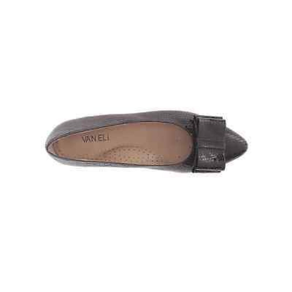 Vaneli Womens Garen Moro Brown Lizard Patent Flat