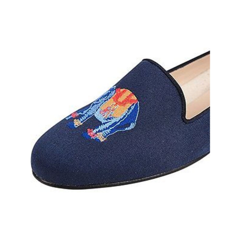 Elephant Navy Jon Josef Loafer Flat
