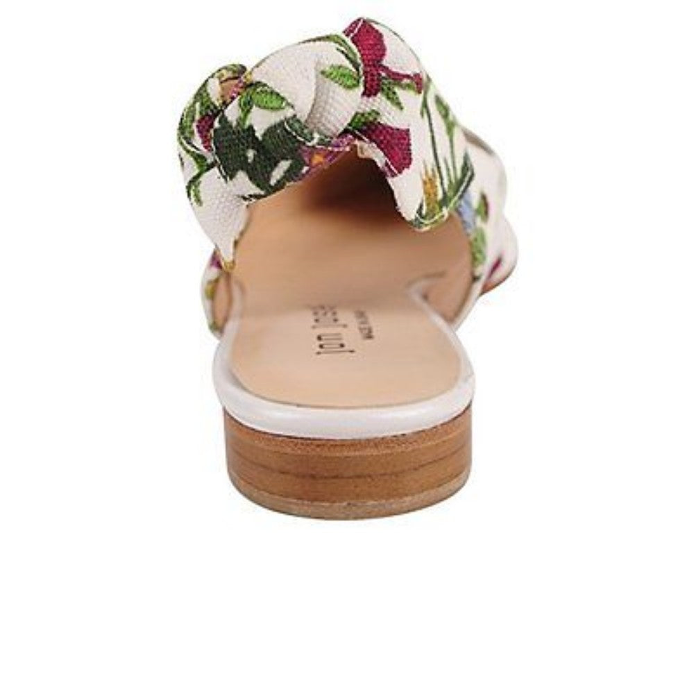 Marni Provance Linen Jon Josef Slingback Flat