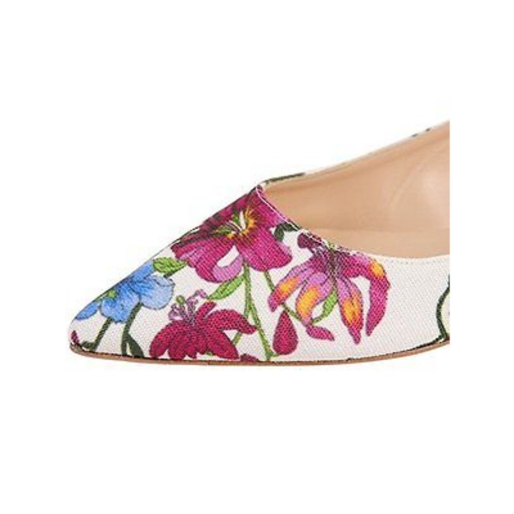 Marni Provance Linen Jon Josef Slingback Flat