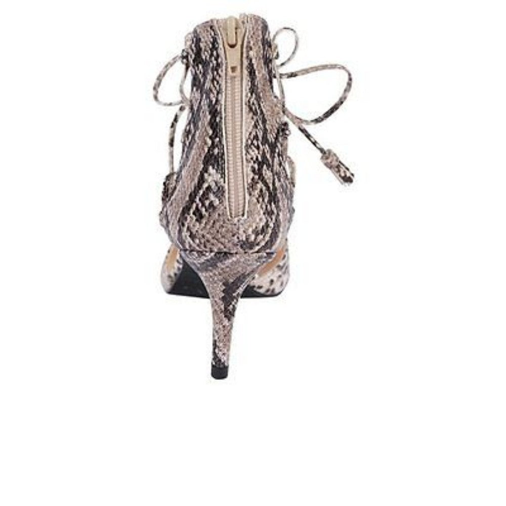 Plum Snake Leather Jon Josef Pump