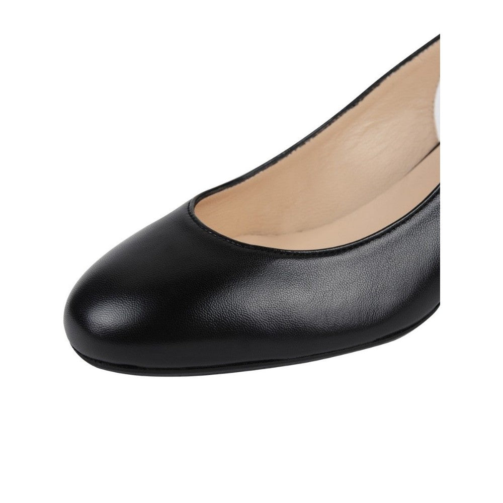 Jon Josef Tere Black Leather SlingbackPump