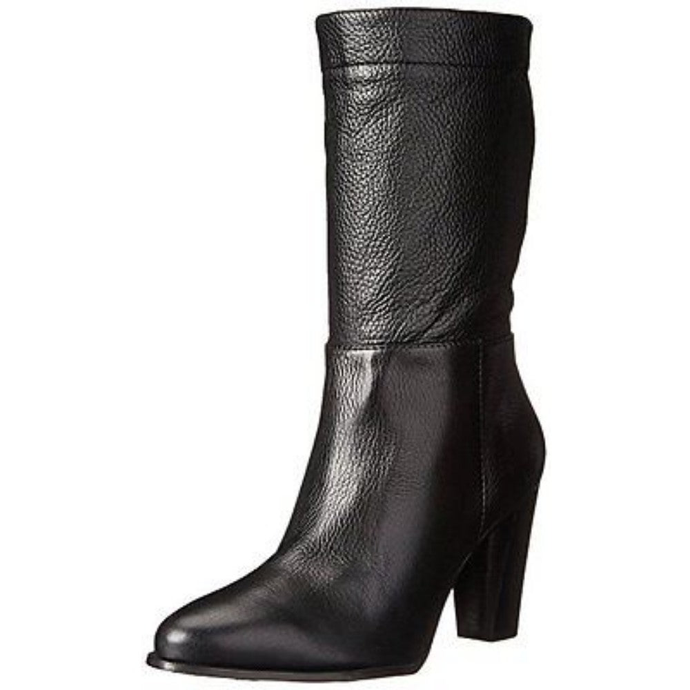 Vince Camuto Signature Womens Orton Black Leather Ankle Boot