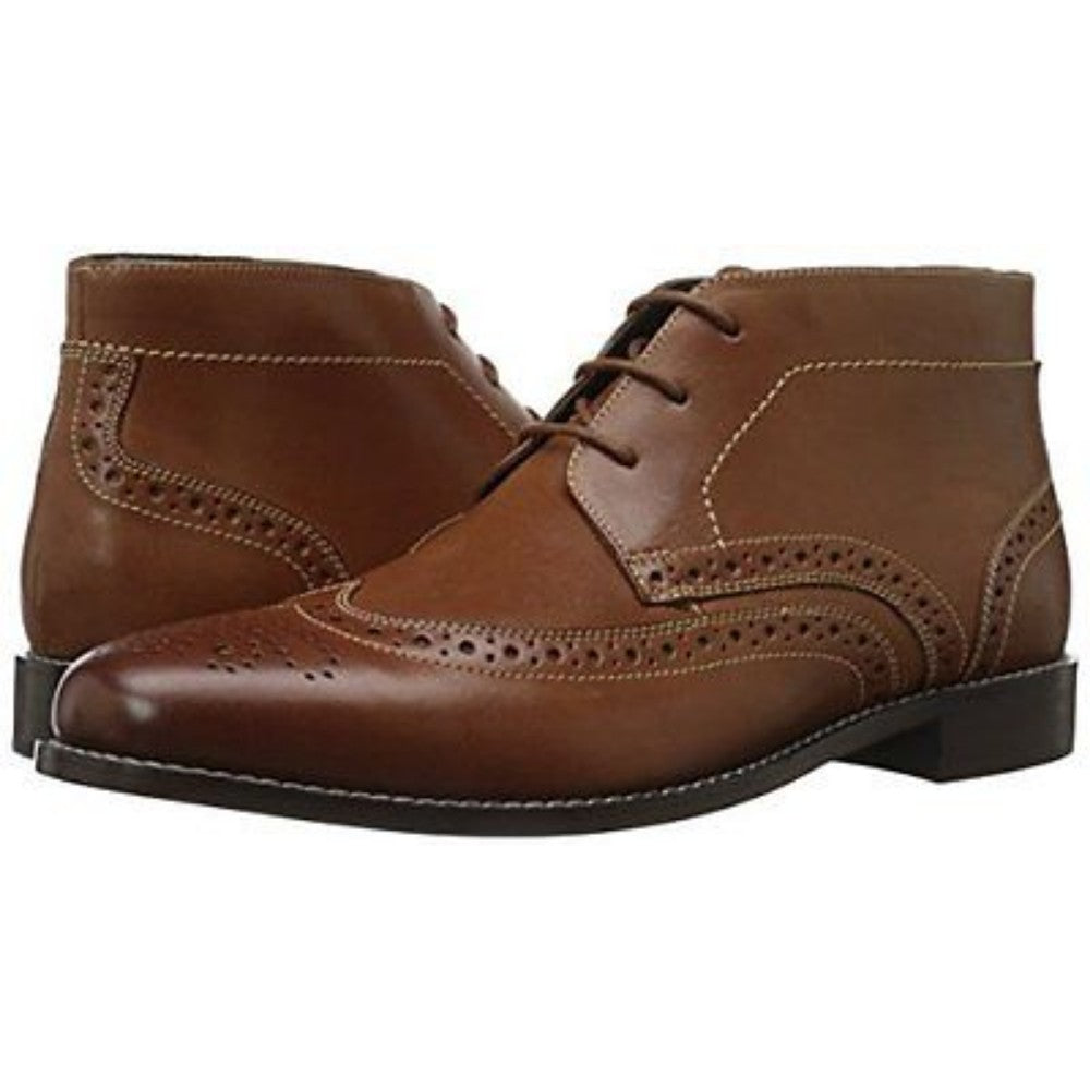 Nichols Cognac Nunn Bush Mens Ankle Boot - M - 11.5