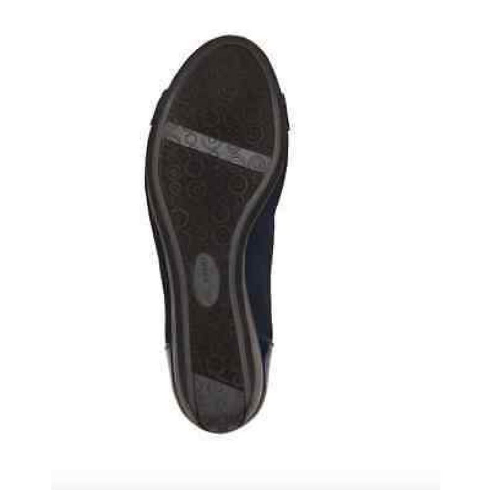 Anne Klein Women's Birta Navy Fabric Wedge Pump