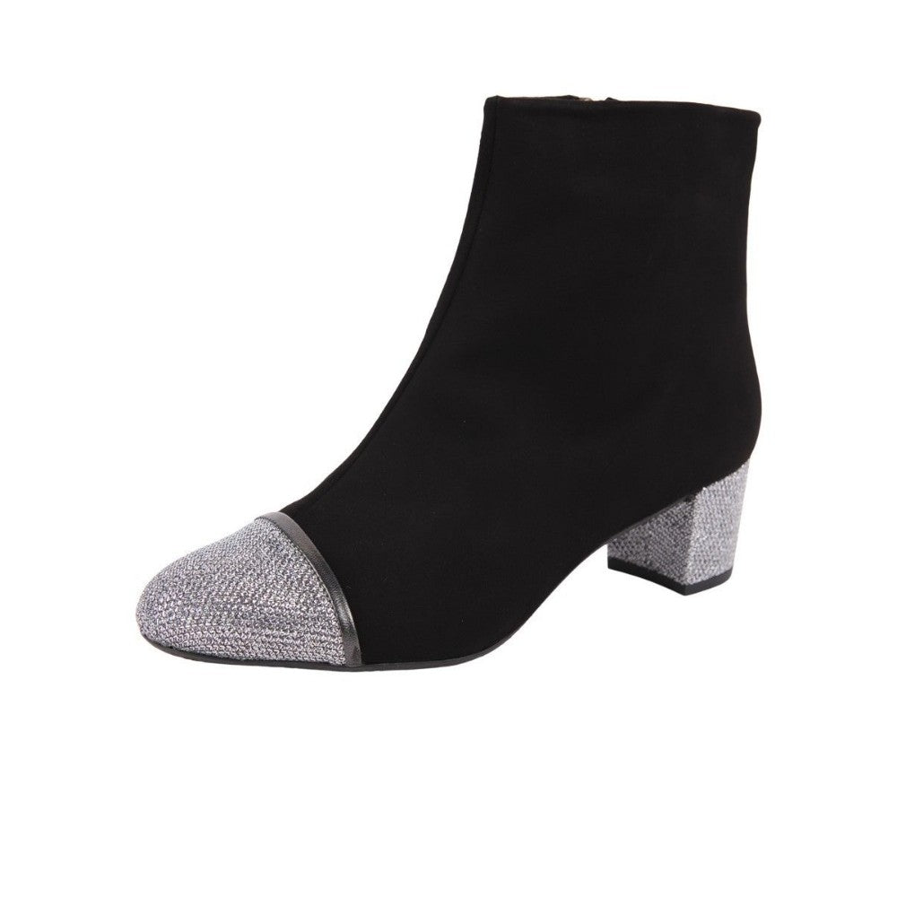 Frame Black Suede Jon Josef Ankle Boot - M - 6.5