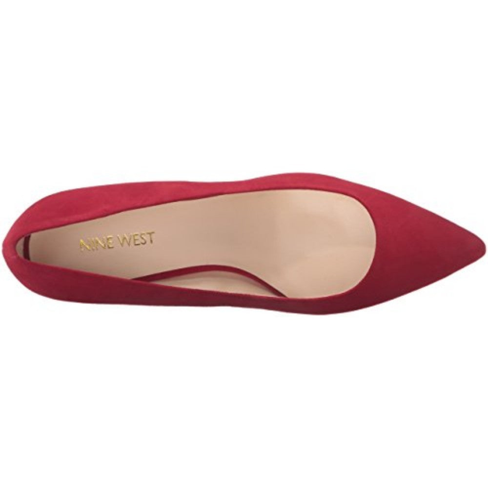 Xeena Red Suede Nine West Pump