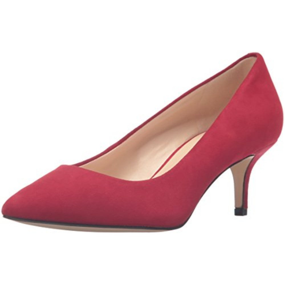 Xeena Red Suede Nine West Pump
