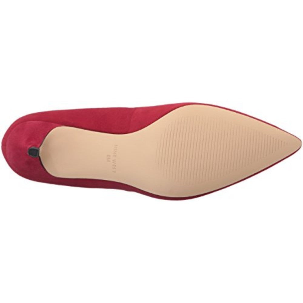 Xeena Red Suede Nine West Pump