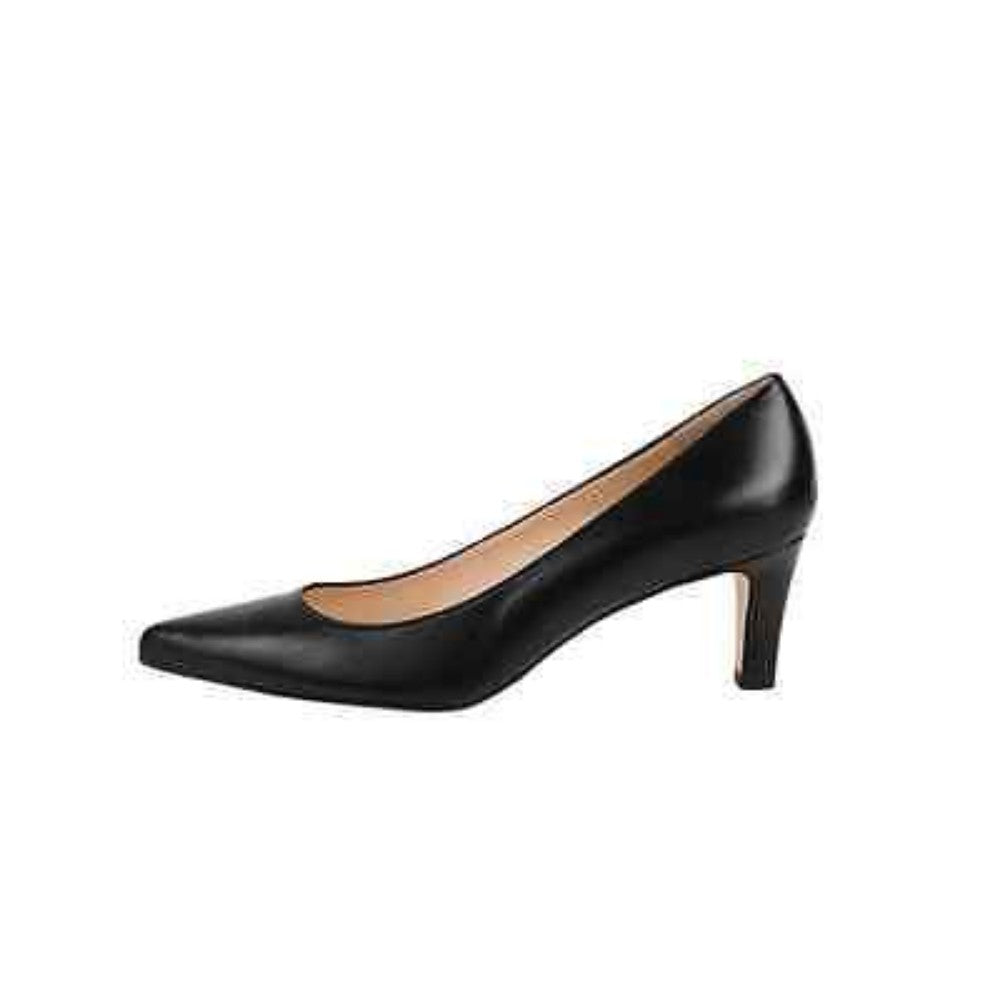 Chandra Black Leather Jon Josef Pumps