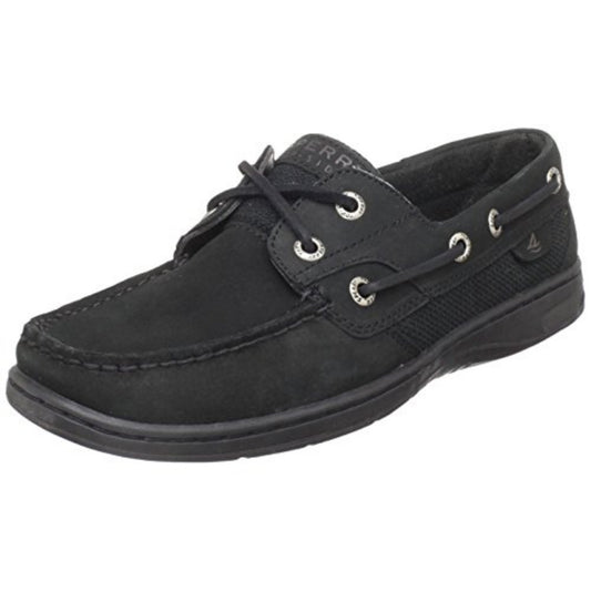 Bluefish Black Sperry Flat