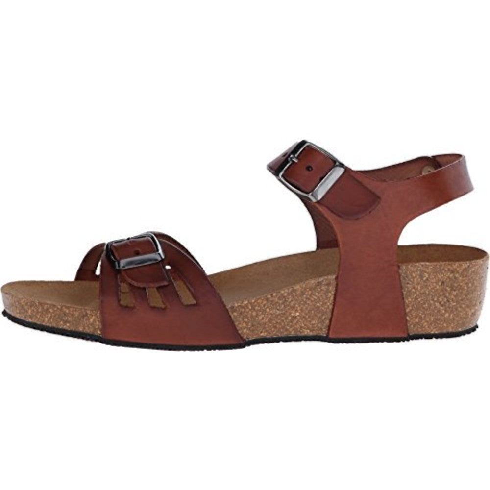 Tampa Brown Eric Michael Wedge Sandal