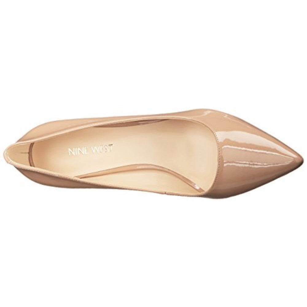 Nine West Women's Jackpot Light Natural Patent Pumps