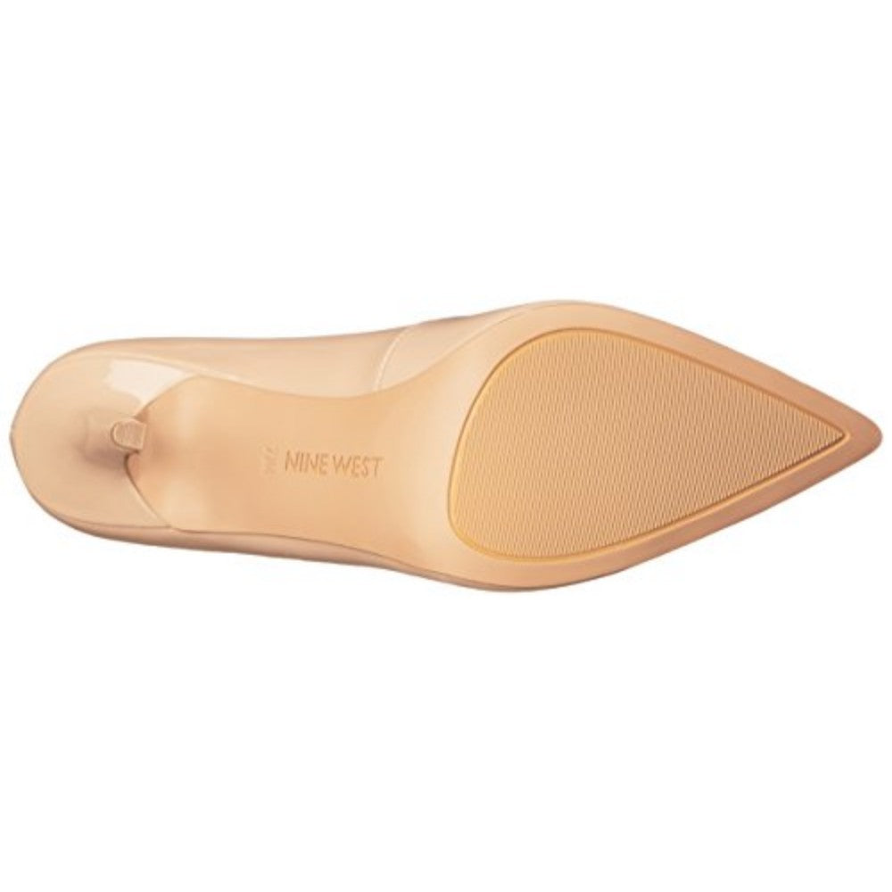 Nine West Women's Jackpot Light Natural Patent Pumps