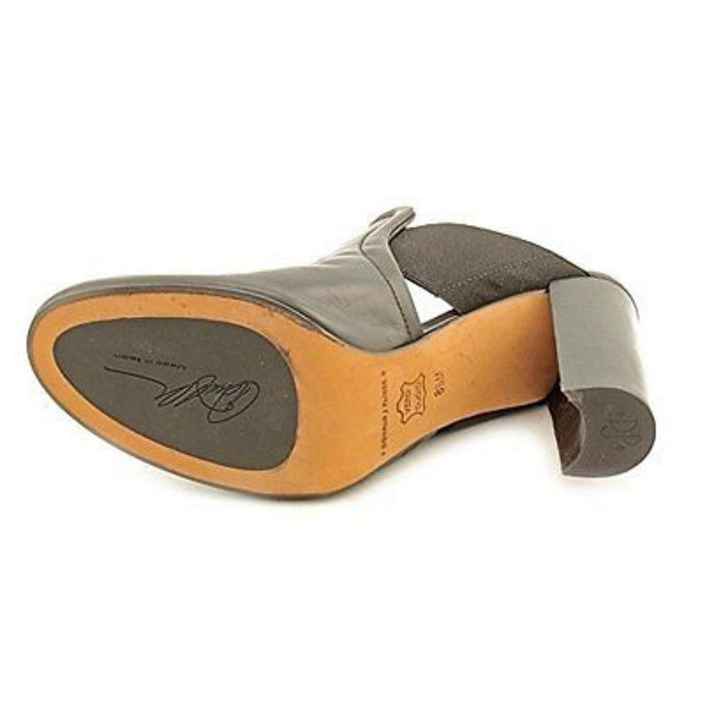 Donald Pliner Womens Briana Black Leather Clog Mule