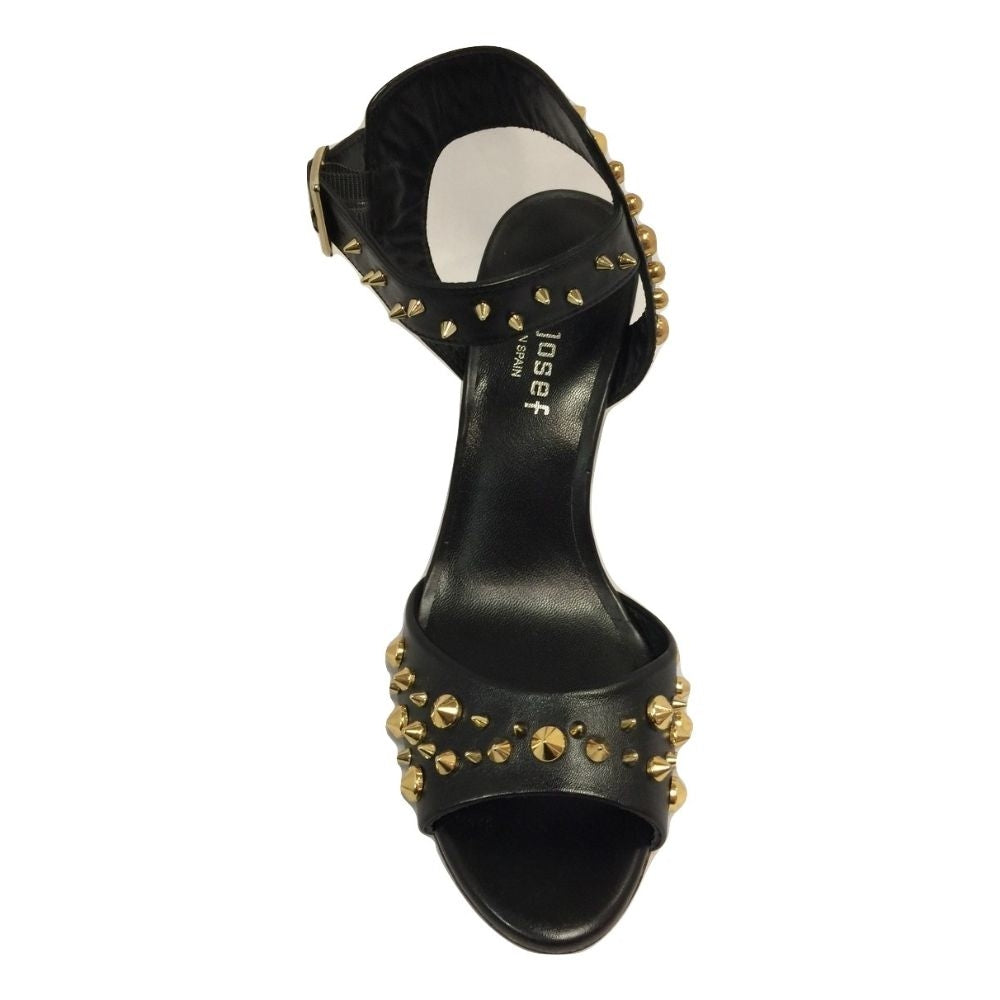 Pincho Black Leather Jon Josef Sandal
