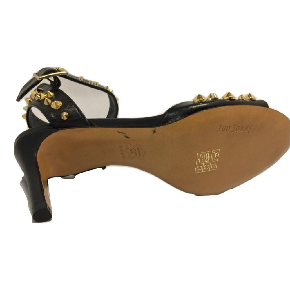 Pincho Black Leather Jon Josef Sandal