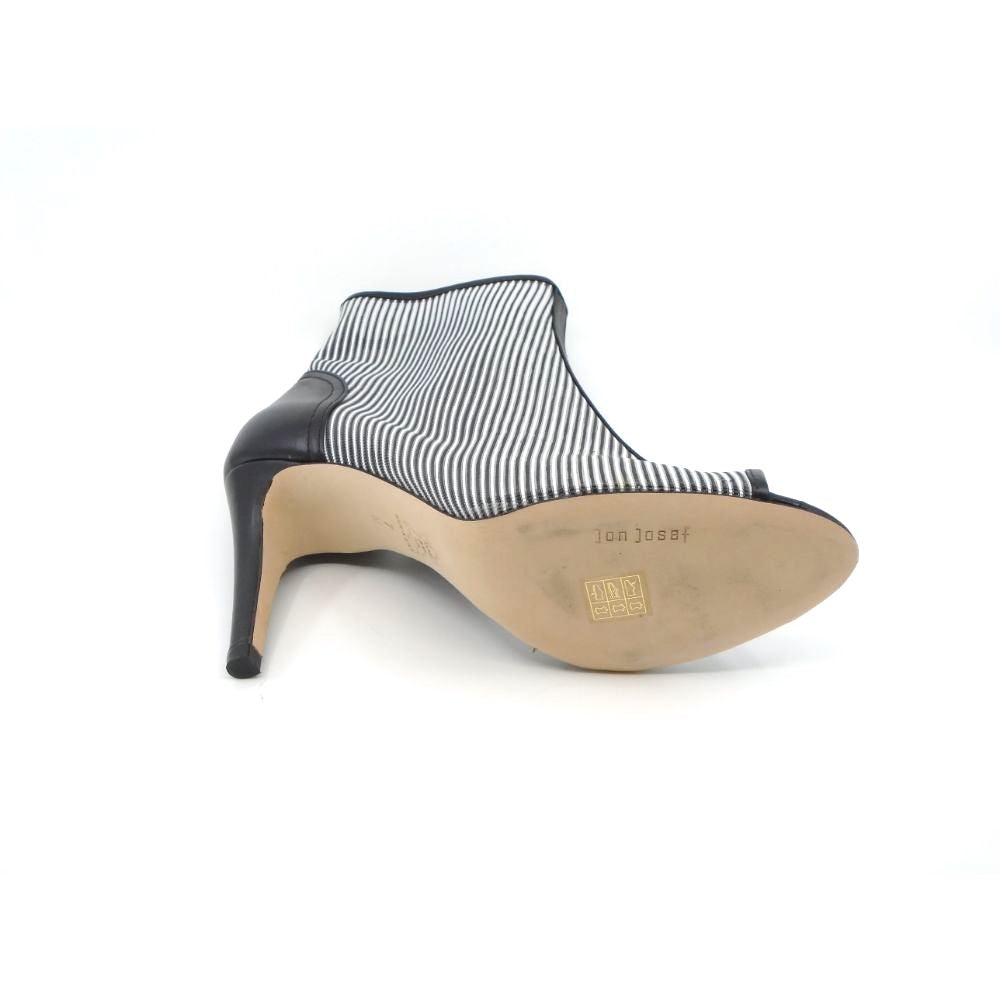 Campello Black and White Mesh Jon Josef Ankle Boot