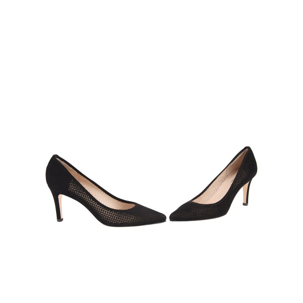 People Black Suede Jon Josef Pumps