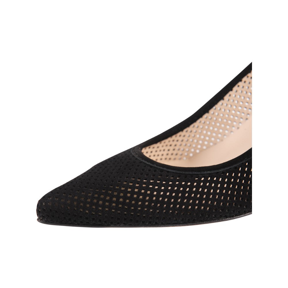 People Black Suede Jon Josef Pumps