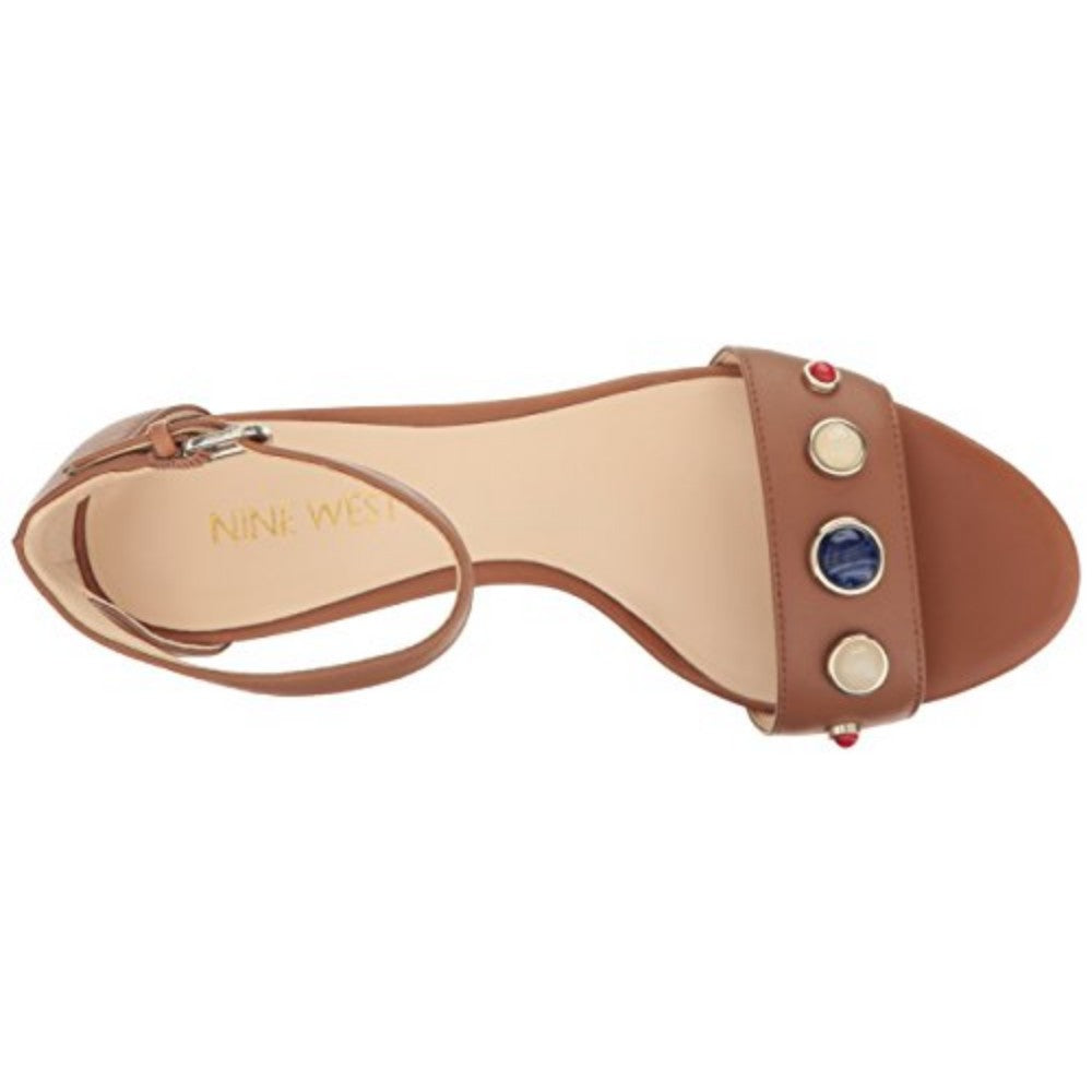 Lilac Dark Natural Nine West Sandal