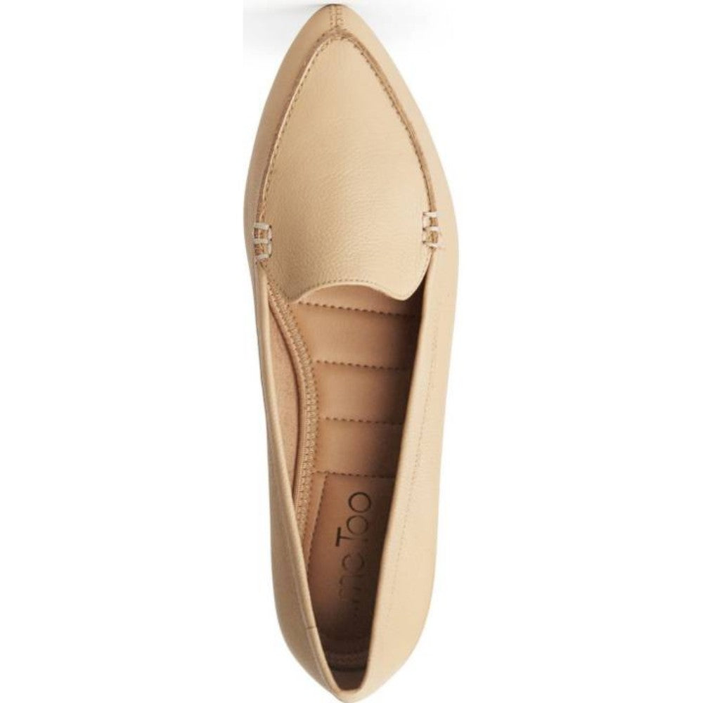Audra Rice Yellow Me Too Leather Loafer Flats