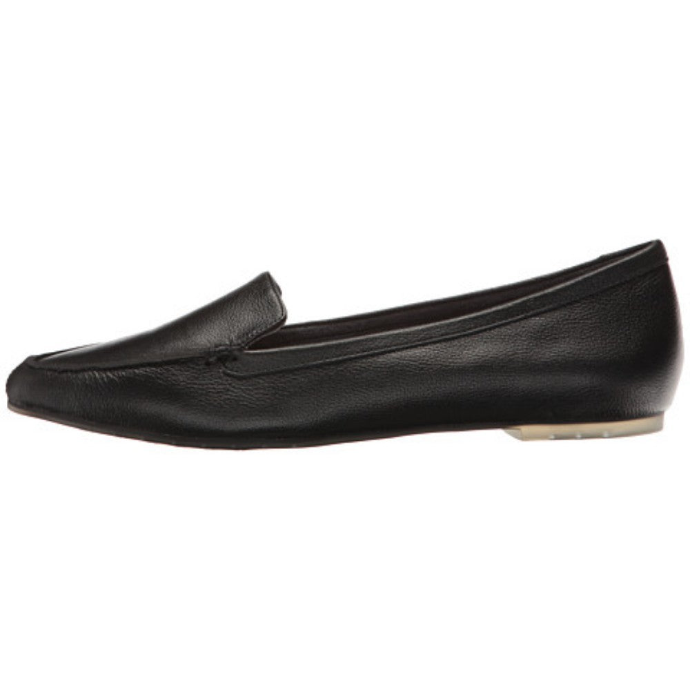 Audra Black Me Too Leather Loafer Flats