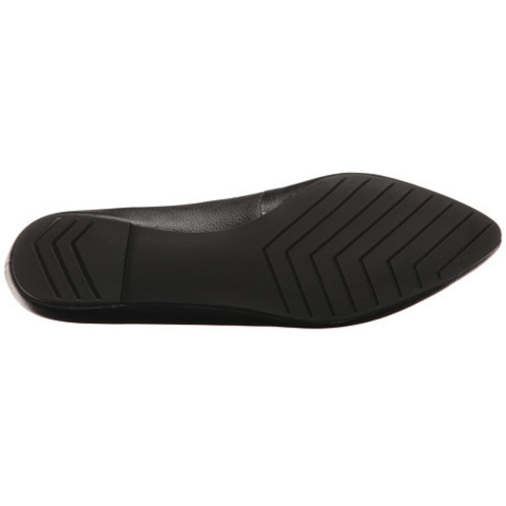 Audra Black Me Too Leather Loafer Flats