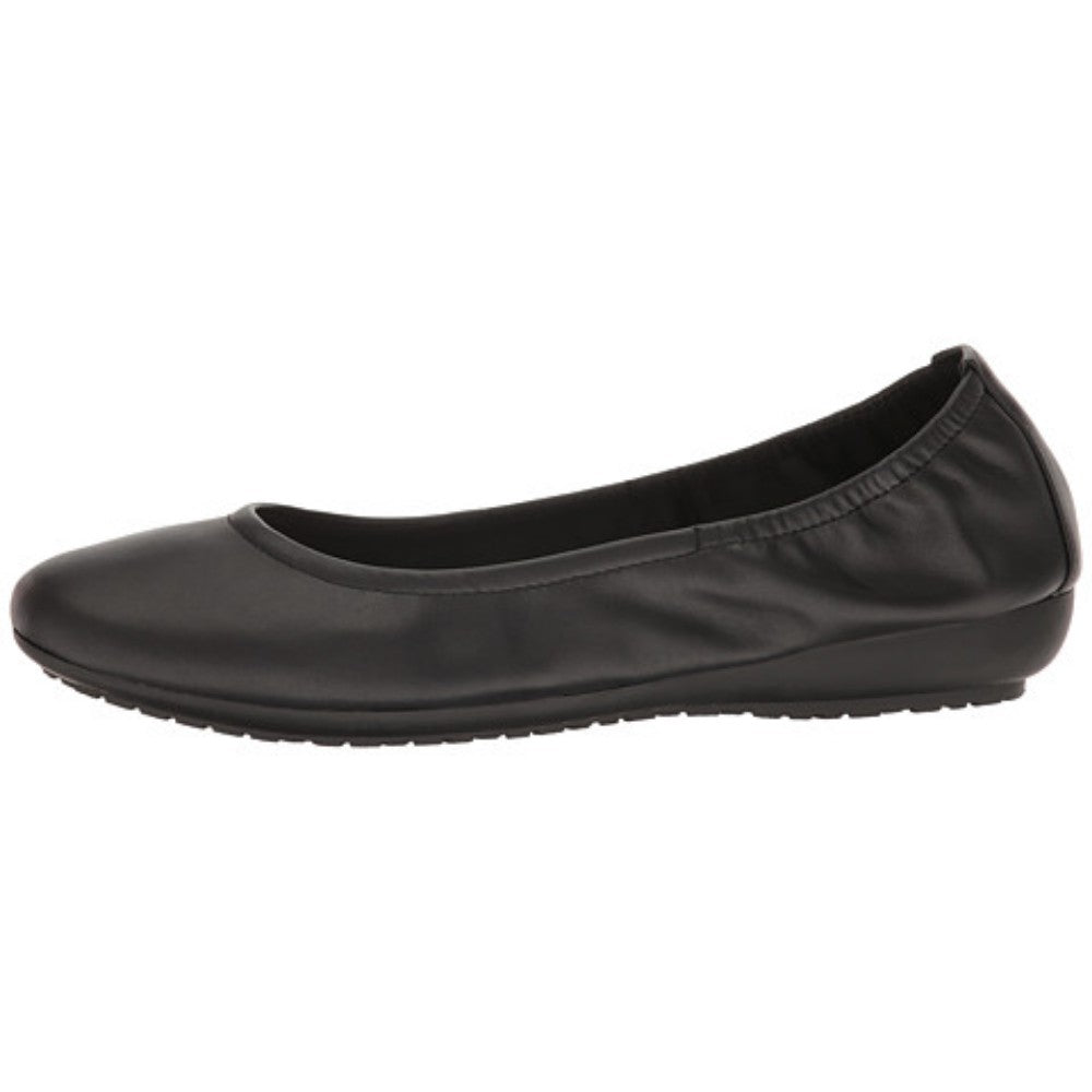 Janell Black Me Too Leather Ballerina Flats