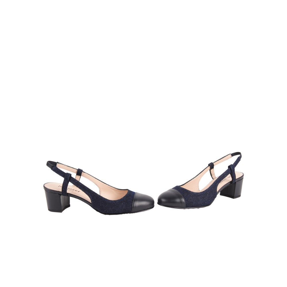 Deluna Denim Jon Josef Slingback Pump