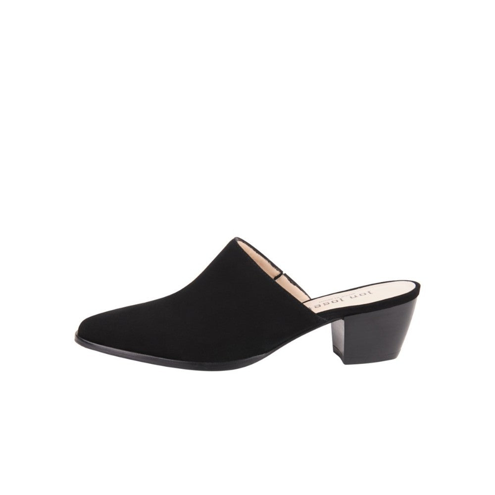 Premiere Black Suede Jon Josef Clog
