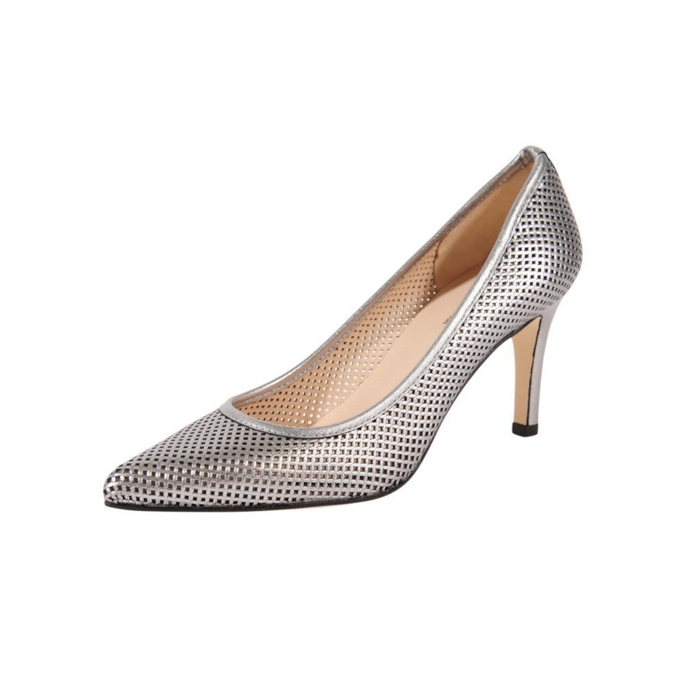 People Lead Pewter Leather Jon Josef Pump - M - 8.5