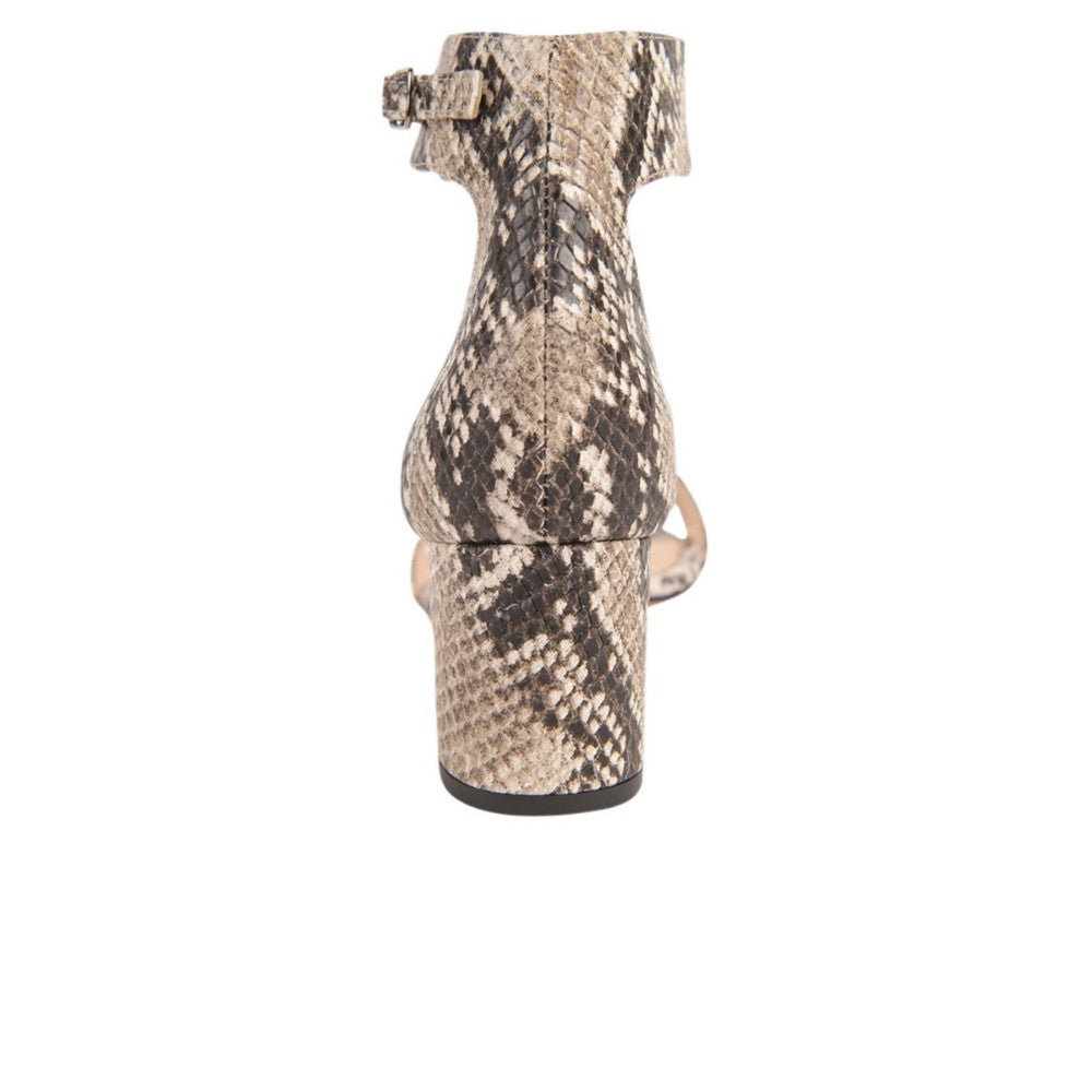 Palma Black White Snake Leather Jon Josef Sandal