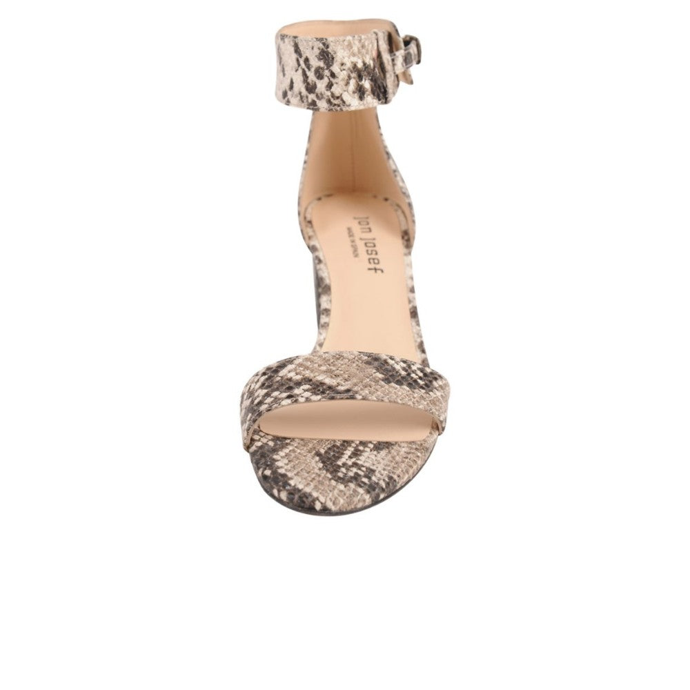 Palma Black White Snake Leather Jon Josef Sandal
